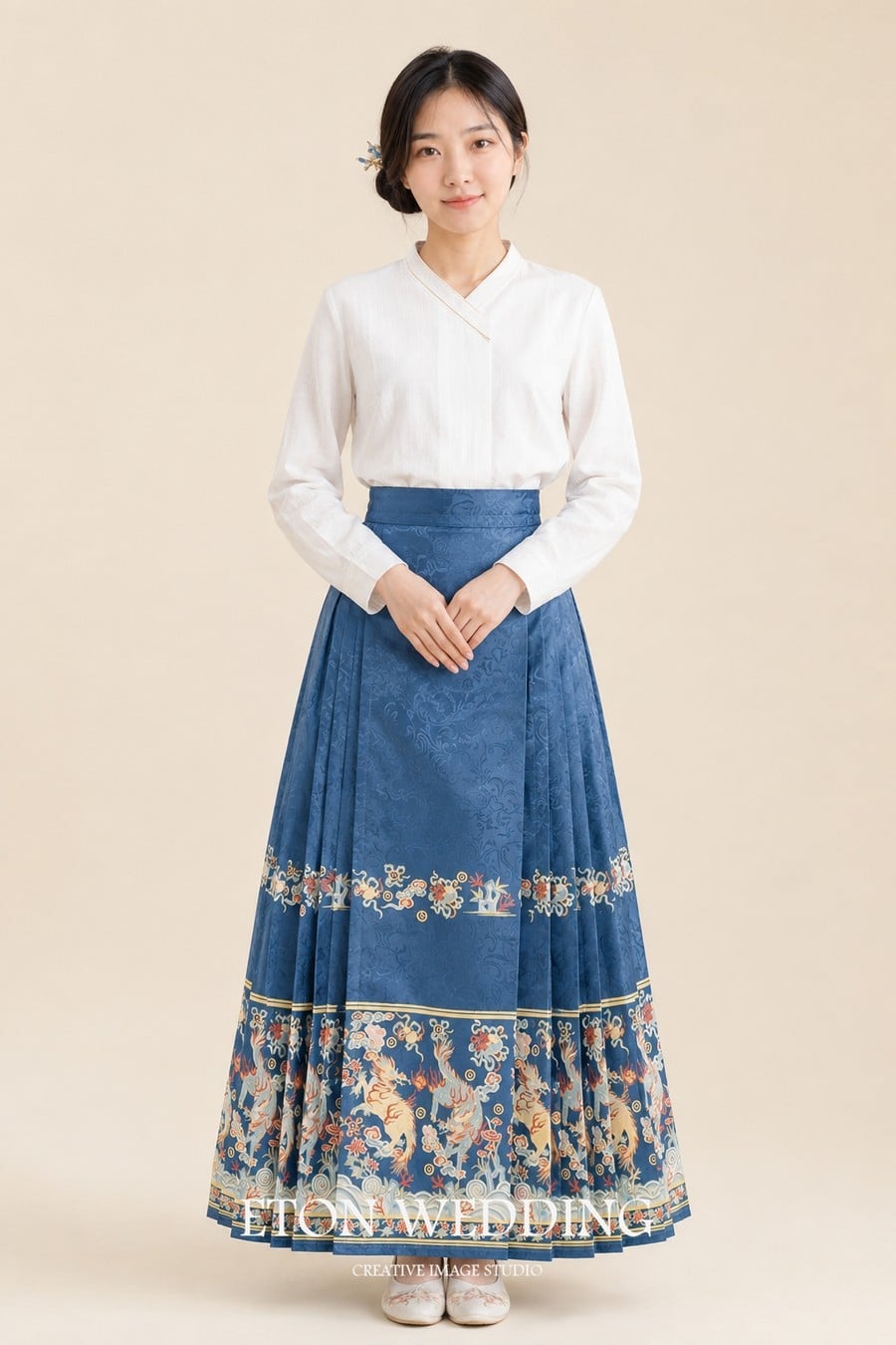 馬面裙,馬面裙推薦,中式裙,馬面服,馬面服婚紗